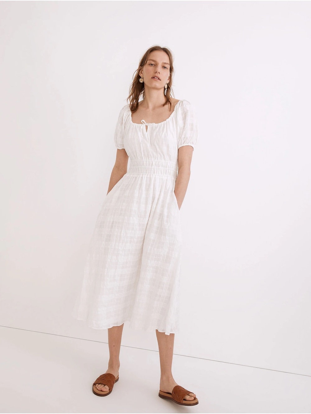 Madewell Sophia Dress in Seersucker